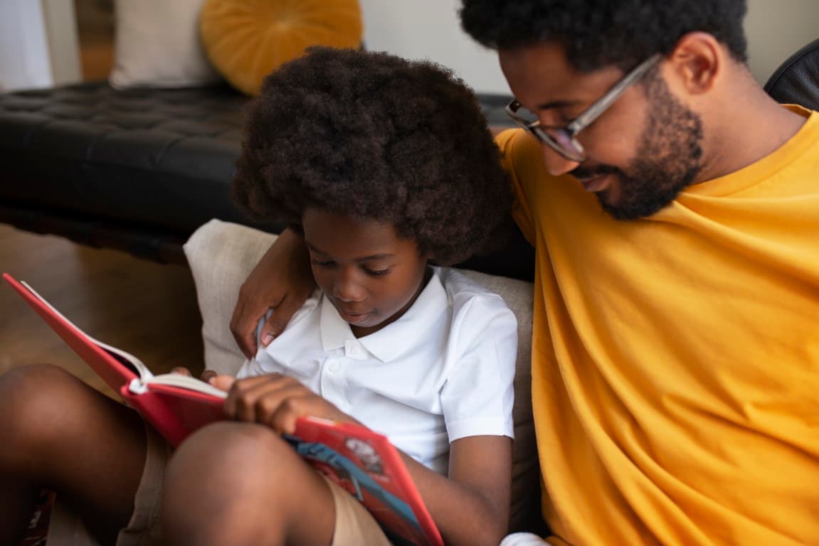 teacher and studying with student