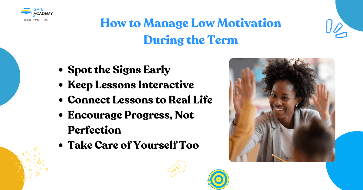 How to Manage Low Motivation During the Term